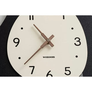 Nuance Curve Retro Clock  Wall Clock