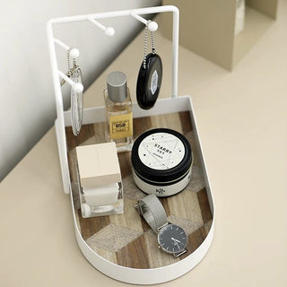 Corner Key Stand Tray   Entryway Storage Small Item Holder