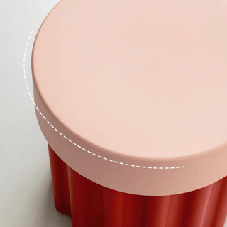 Storage-equipped Compact Colorful Side Table Stool     Entrance Hall