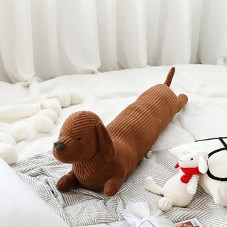 Dachshund Long Cushion Hugging Pillow 110cm Plush Toy