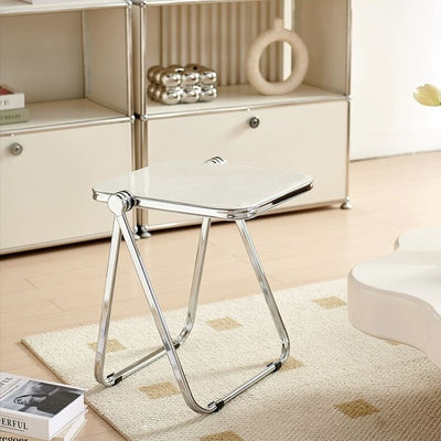 Folding Table Clear Side Table