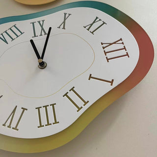 Irregular Wave Acrylic Clock  Wall Clock