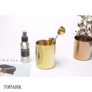 Gold Color Brush Stand Pen Holder