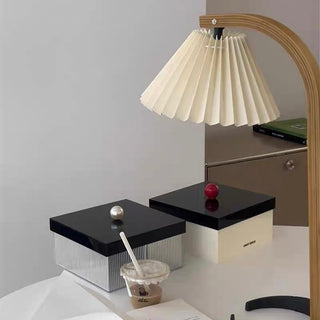 Pearl Square Storage Box with Lidin  Small Item Organizer
