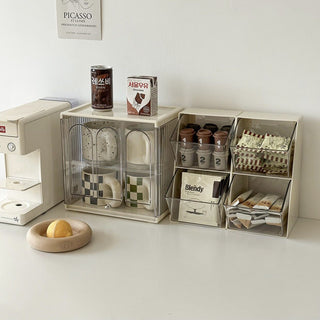 Clear Acrylic Two-Tier Display Storage Box