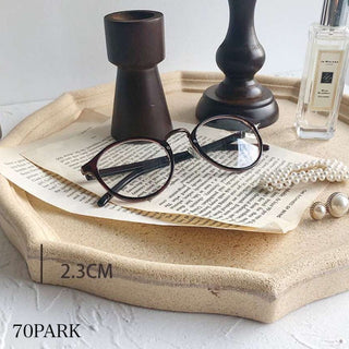 Octagonal Wooden Natural Small Item Accessory Tray