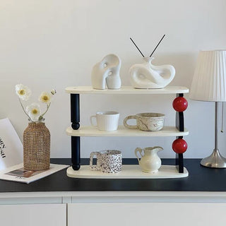 Red Ball Three-Tier Storage Display Rack