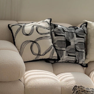 Jacquard Mix Monotone Cushion Cover  45 x 45 cm