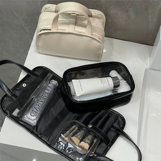 Multifunctional Removable Cosmetic Storage Pouch with Dividers  Makeup Pouch Travel Pouch