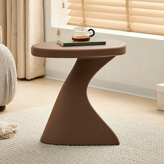 Curved Design Colorful Side Table
