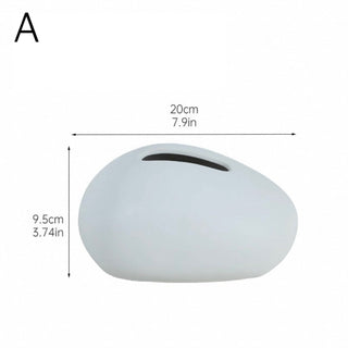 Ceramic Mouse-Shaped Tissue Case Metallic
