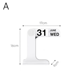 Monochrome Desk Perpetual Calendar