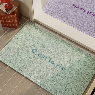 Simple Lettering Color Entrance Mat  50 x 80 cm Mud Removal