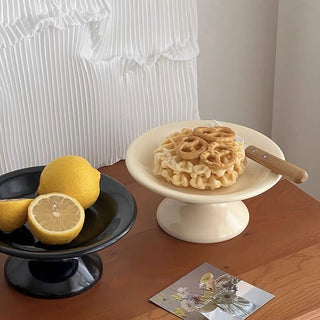 Footed Storage Plate Tray  Small Item Container