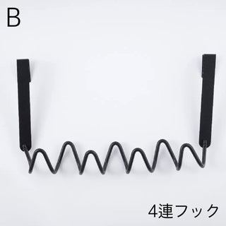 Black Wavy Door Hooks  3 Types   Hanger Hooks   Suitable for Rental Properties  No Drilling Required