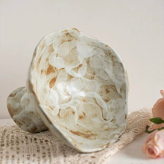 Nuance Marble Footed Ceramic Accessory Tray Fruit Tray