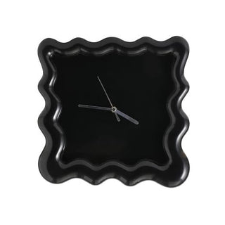 Puffy Frame Square Wave Clock  Wall Clock