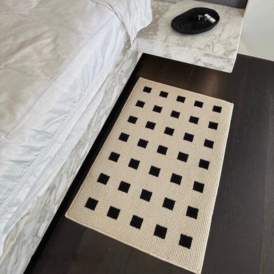 Square Pattern Door Mat   in  and 2 Sizes: 50x80cm and 60x90cm