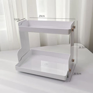 Acrylic Two-Tier Lightweight Cosmetic Storage Rack