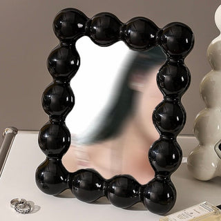 Bonbon Ball Ceramic Mirror  Tabletop Wall Mount