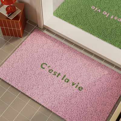 Simple Lettering Color Entrance Mat  50 x 80 cm Mud Removal