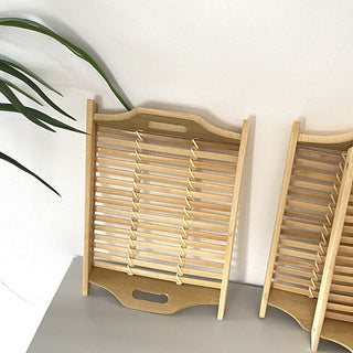 Bamboo Rectangular Tray with Handles Small Item Container