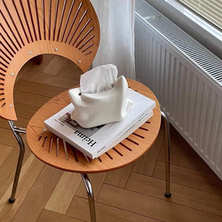 Pillow motif ceramic tissue case