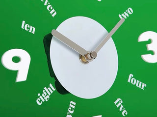Clear Color Acrylic Square Clock  Table Clock