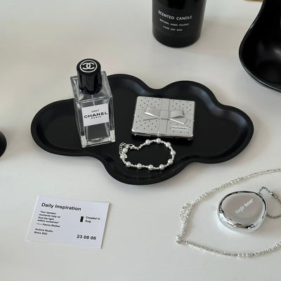 Cloud-type Wave Accessory Tray   Plate Small Item Holder Perfume Storage