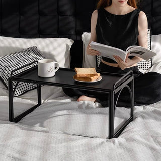 Foldable Cafe Tray Bedside Table