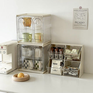 Clear Acrylic Two-Tier Display Storage Box