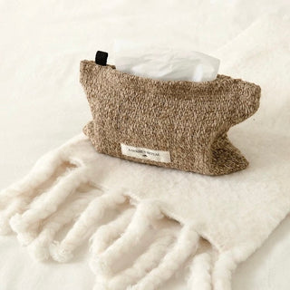 Tweed Mix Tissue Case   Hanging Cover