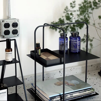 Iron Frame Tier Rack   Cosmetic Storage