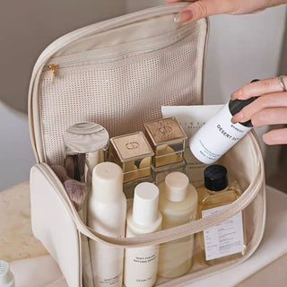 Large Capacity Waterproof Cosmetic Storage Pouch Travel Spa Bag