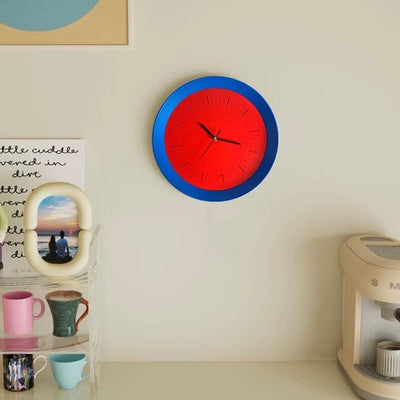 Double Color Round Clock  Wall Clock