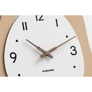 Nuance Curve Retro Clock  Wall Clock