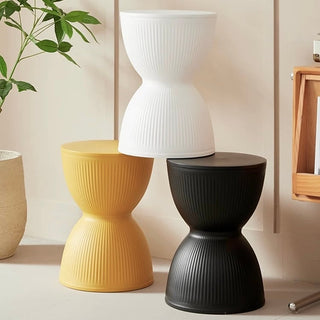 Hourglass design Simple side table stoolin  chair