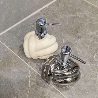 Knot Ceramic Dispenser  Refillable Bottle