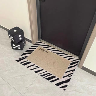Hello Monotone Entrance Mat 4 types  50 x 80 cm for removing mud.