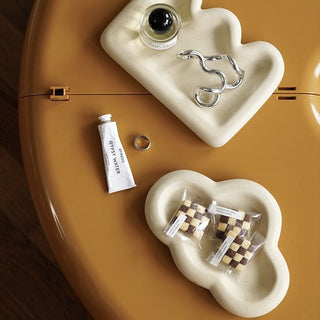Cloud-shaped Crown-shaped Ceramic Accessory Tray