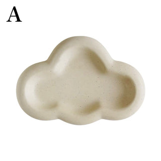 Cloud-shaped Crown-shaped Ceramic Accessory Tray