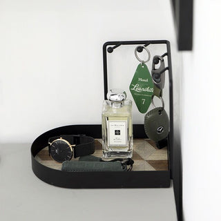 Corner Key Stand Tray   Entryway Storage Small Item Holder