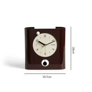CurveDesign Tabletop Acrylic Pendulum Clock