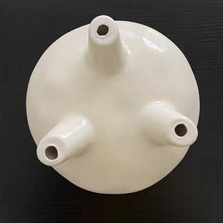Footed Ceramic Round Tray  Plate