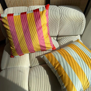 Multicolor Stripe Cushion Cover  45 x 45 cm