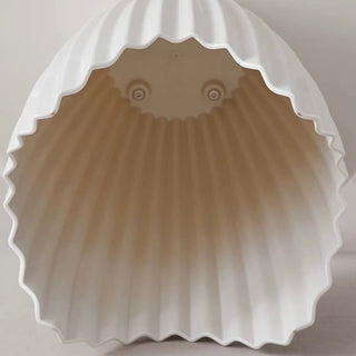 Pleated Design Round Side Table