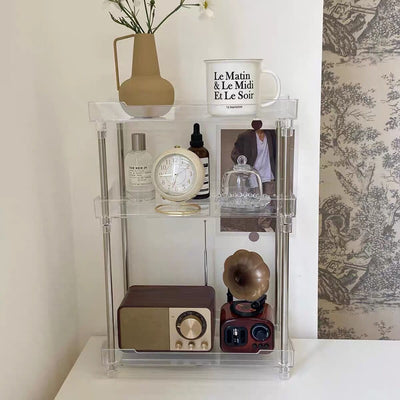 Clear Acrylic Tier Tier Rack   Cosmetic Storage