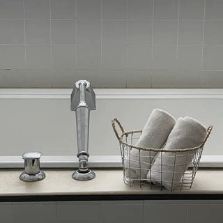 Handled Iron Mini Basket Storage Basket