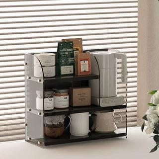 Acrylic Clear Three-Layer Cosmetic Storage Rack  Perfume Storage