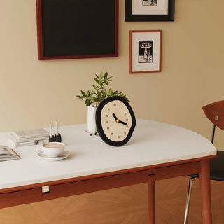 Nuance Silhouette Bicolor Clock Table Clock Silent